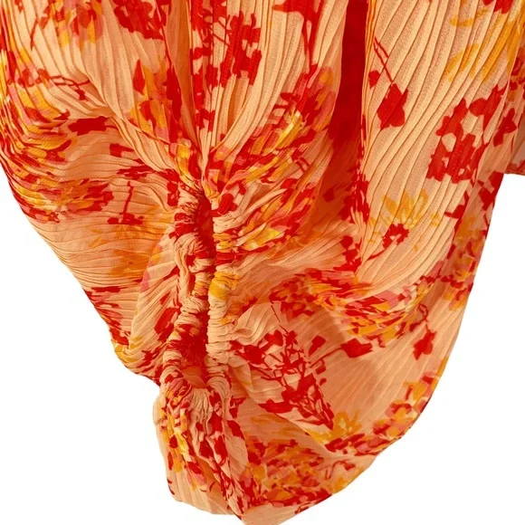 House of Harlow x REVOLVE Kirsi Top in Orange Floral XS - Picture 4 of 9